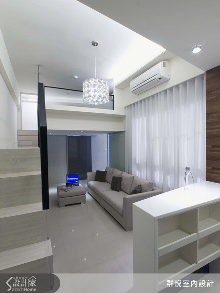 18坪新成屋(5年以下)＿簡約風客廳案例圖片＿群悅設計工程有限公司＿群悅_02之3