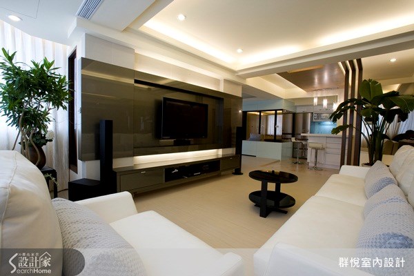 24坪新成屋(5年以下)＿休閒風客廳案例圖片＿群悅設計工程有限公司＿群悅_04之9