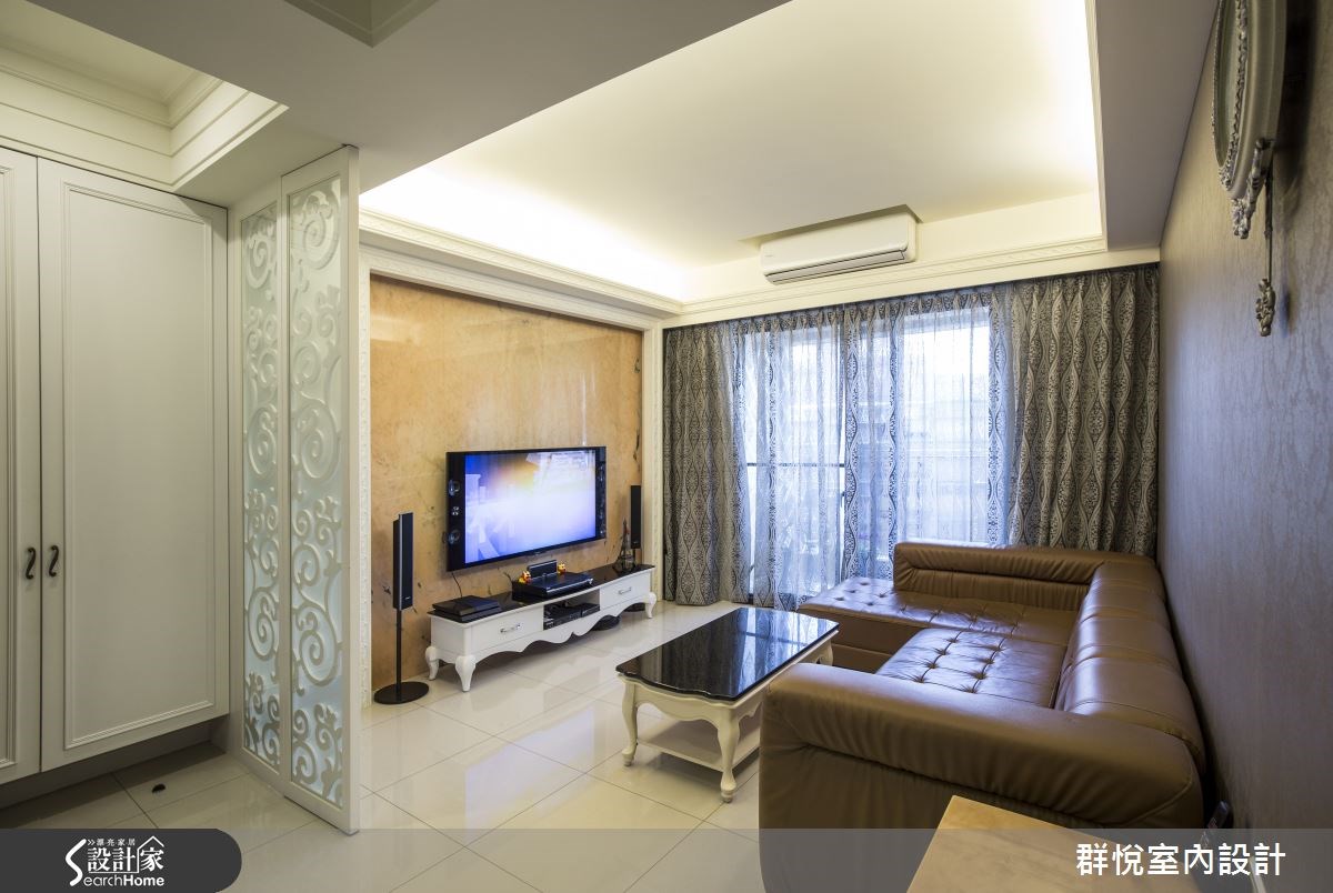 30坪新成屋(5年以下)＿美式風客廳案例圖片＿群悅設計工程有限公司＿群悅_06之1