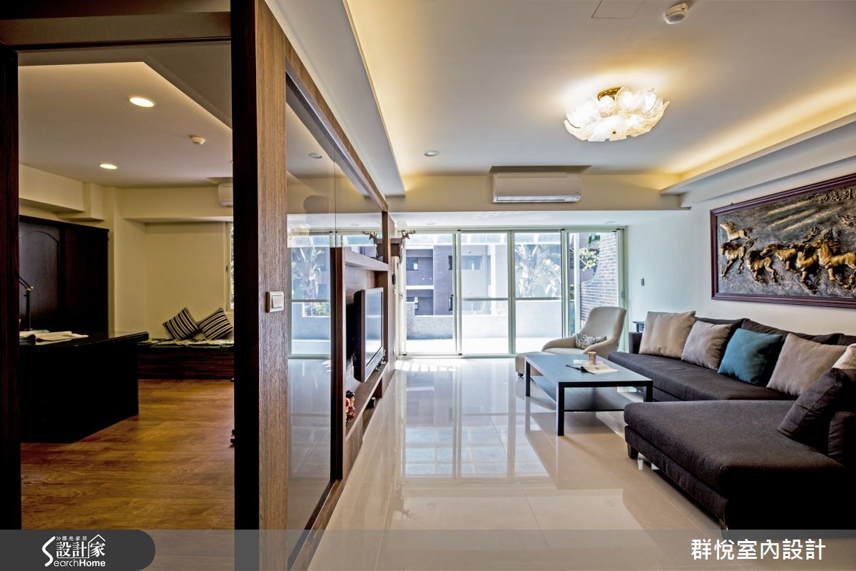 65坪中古屋(5~15年)＿現代風客廳案例圖片＿群悅設計工程有限公司＿群悅_08之3