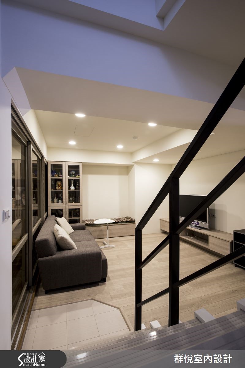 65坪中古屋(5~15年)＿現代風樓梯案例圖片＿群悅設計工程有限公司＿群悅_08之17