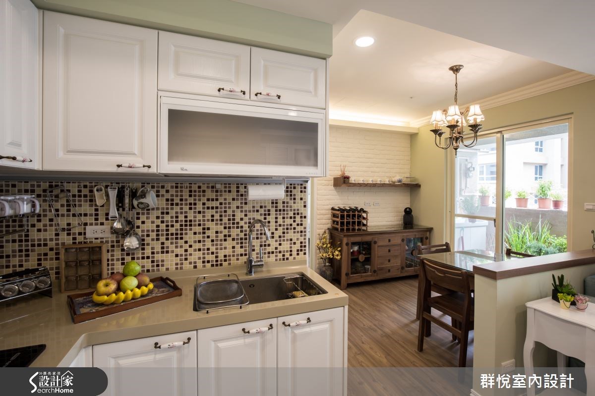 25坪中古屋(5~15年)＿美式風廚房案例圖片＿群悅設計工程有限公司＿群悅_09之12