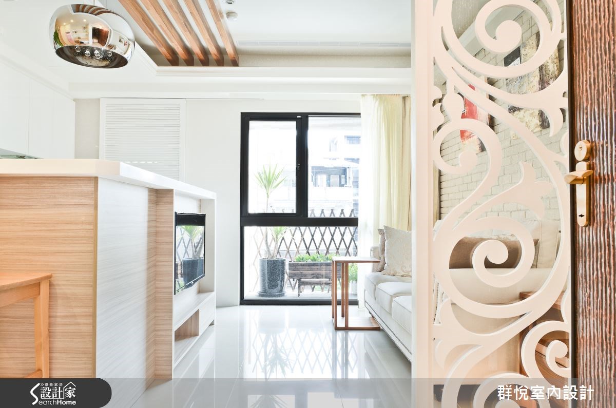 18坪新成屋(5年以下)＿鄉村風玄關案例圖片＿群悅設計工程有限公司＿群悅_10之5