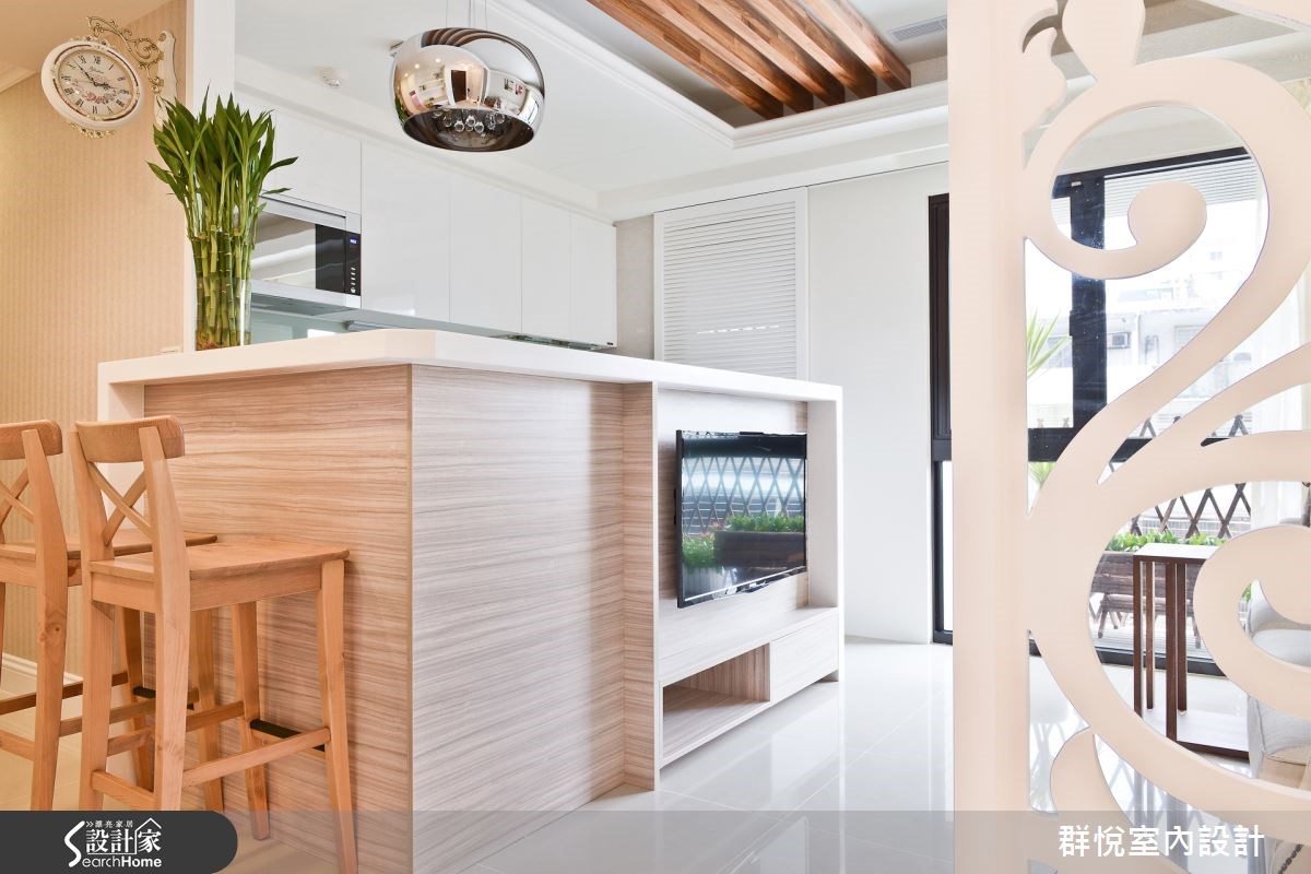 18坪新成屋(5年以下)＿鄉村風客廳案例圖片＿群悅設計工程有限公司＿群悅_10之6