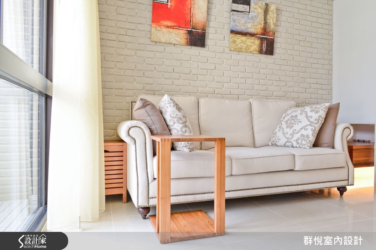 18坪新成屋(5年以下)＿鄉村風客廳案例圖片＿群悅設計工程有限公司＿群悅_10之7