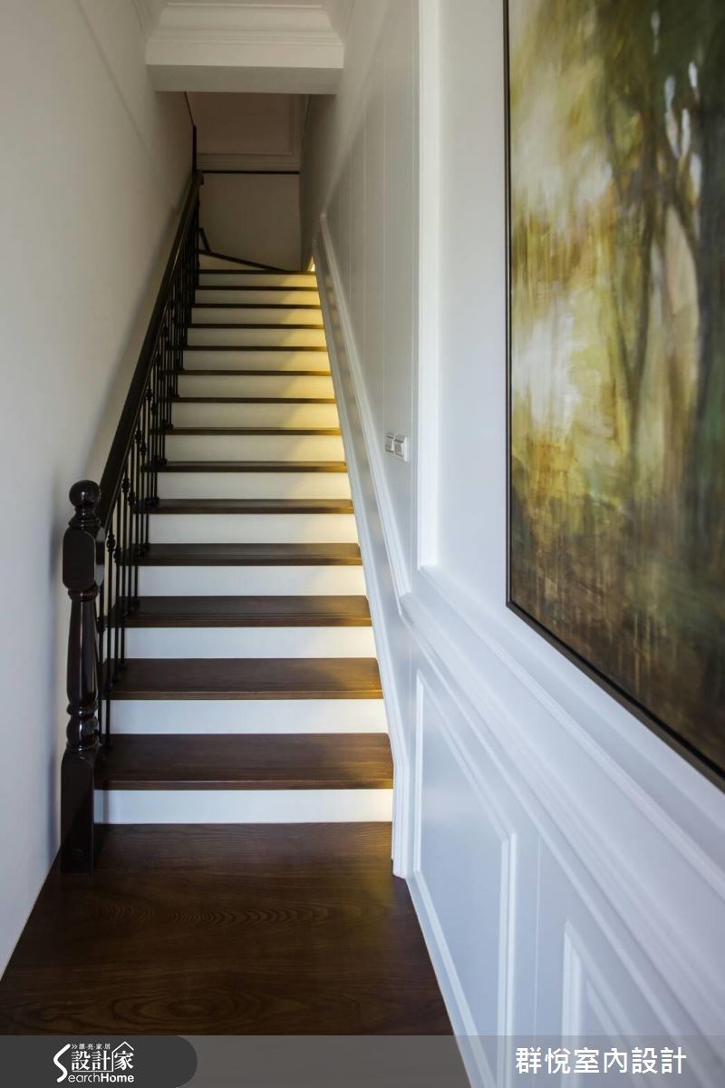 80坪老屋(16~30年)＿混搭風樓梯案例圖片＿群悅設計工程有限公司＿群悅_12之9