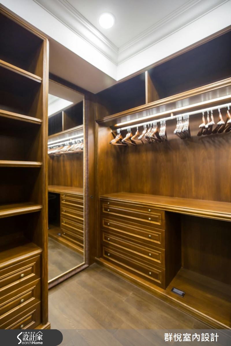 80坪老屋(16~30年)＿混搭風更衣間案例圖片＿群悅設計工程有限公司＿群悅_12之20