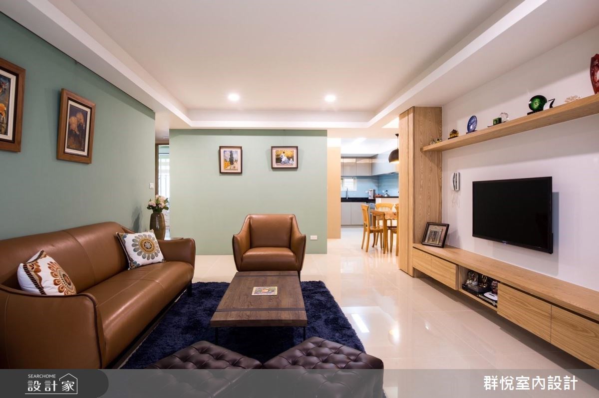 28坪老屋(16~30年)＿現代風客廳案例圖片＿群悅設計工程有限公司＿群悅_13之6