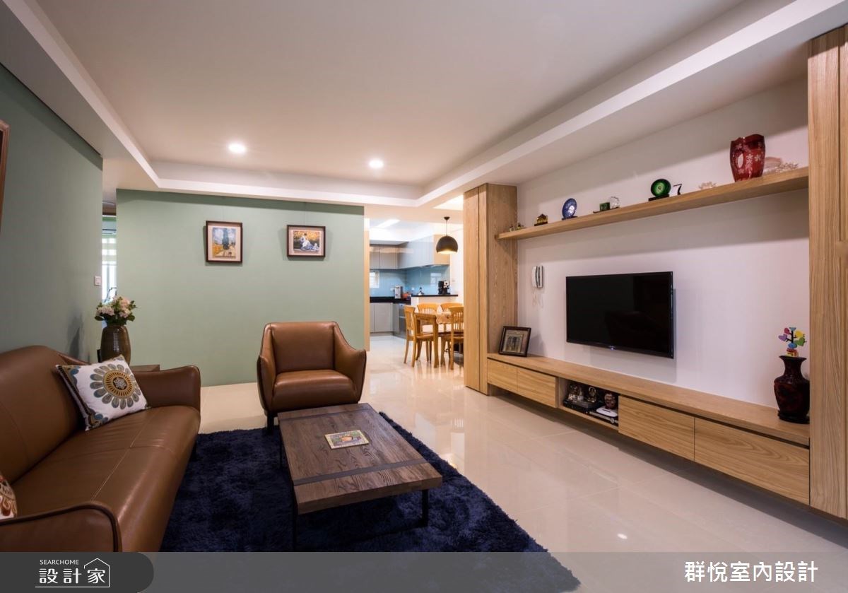 28坪老屋(16~30年)＿現代風客廳案例圖片＿群悅設計工程有限公司＿群悅_13之7