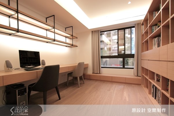 27坪新成屋(5年以下)＿北歐風書房案例圖片＿原設計 空間制作＿原設計_05之14