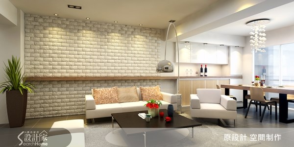 37坪老屋(16~30年)＿北歐風客廳案例圖片＿原設計 空間制作＿原設計_08之3