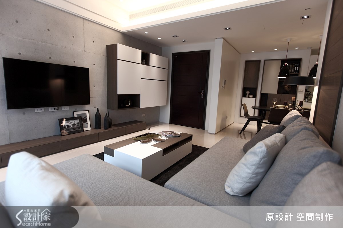 27坪新成屋(5年以下)＿簡約風客廳案例圖片＿原設計 空間制作＿原設計_13之5