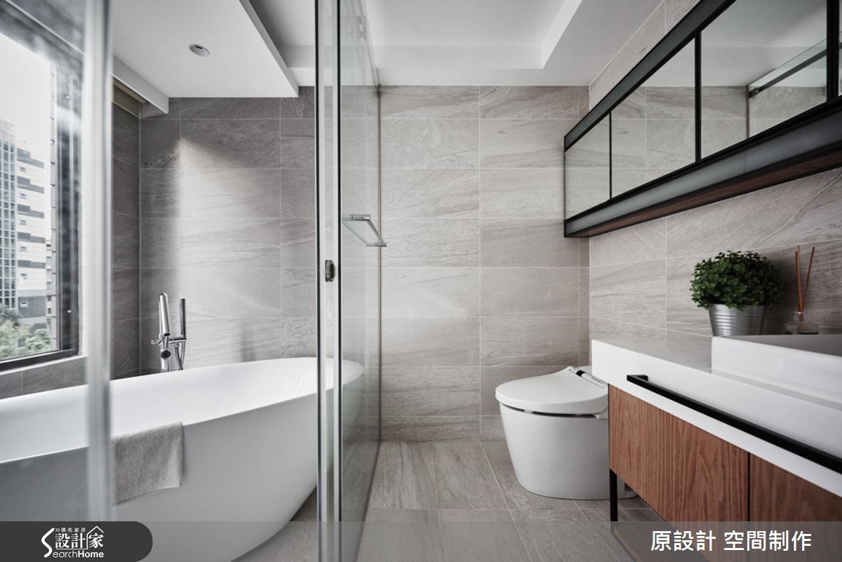 60坪老屋(16~30年)＿現代風浴室案例圖片＿原設計 空間制作＿原設計_17之24
