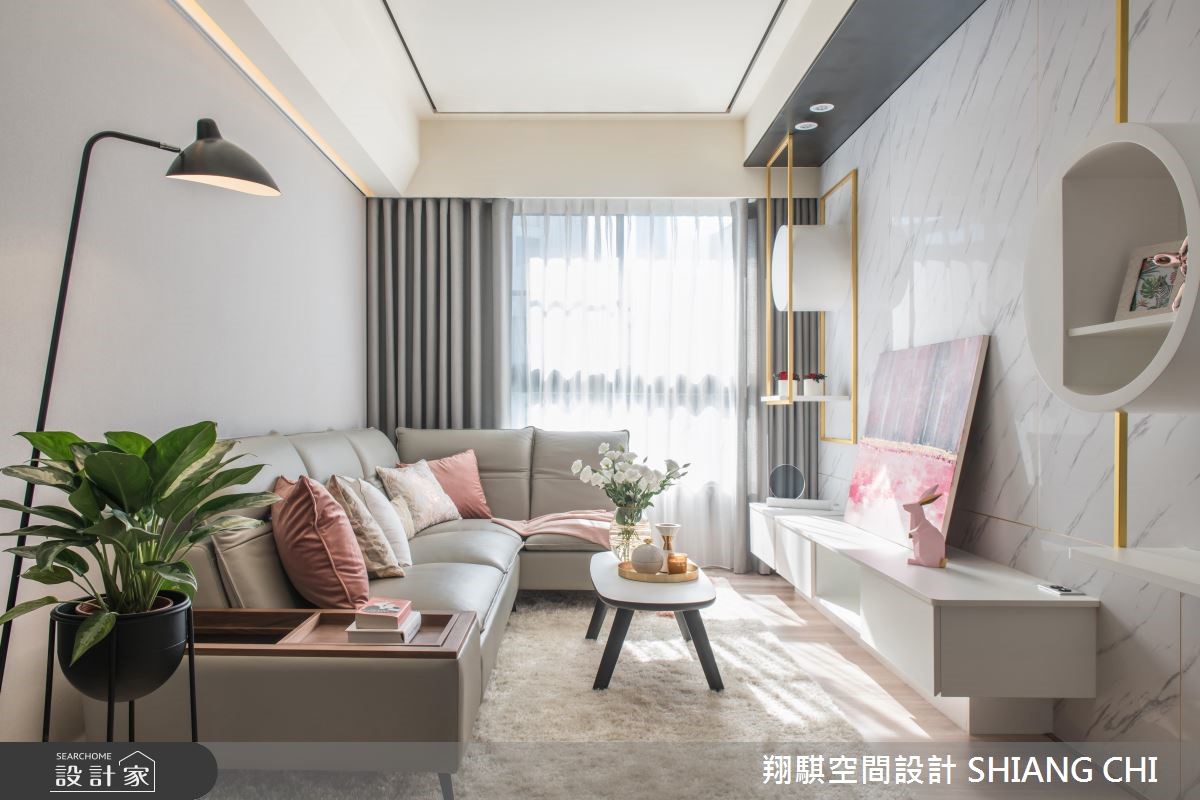 33坪新成屋(5年以下)＿混搭風客廳案例圖片＿翔騏空間設計＿翔騏_02之7280