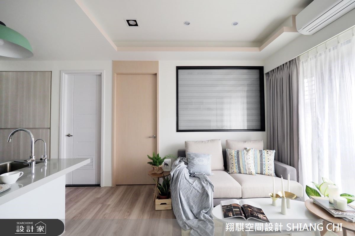 18坪新成屋(5年以下)＿北歐風客廳案例圖片＿翔騏空間設計＿翔騏_09之3