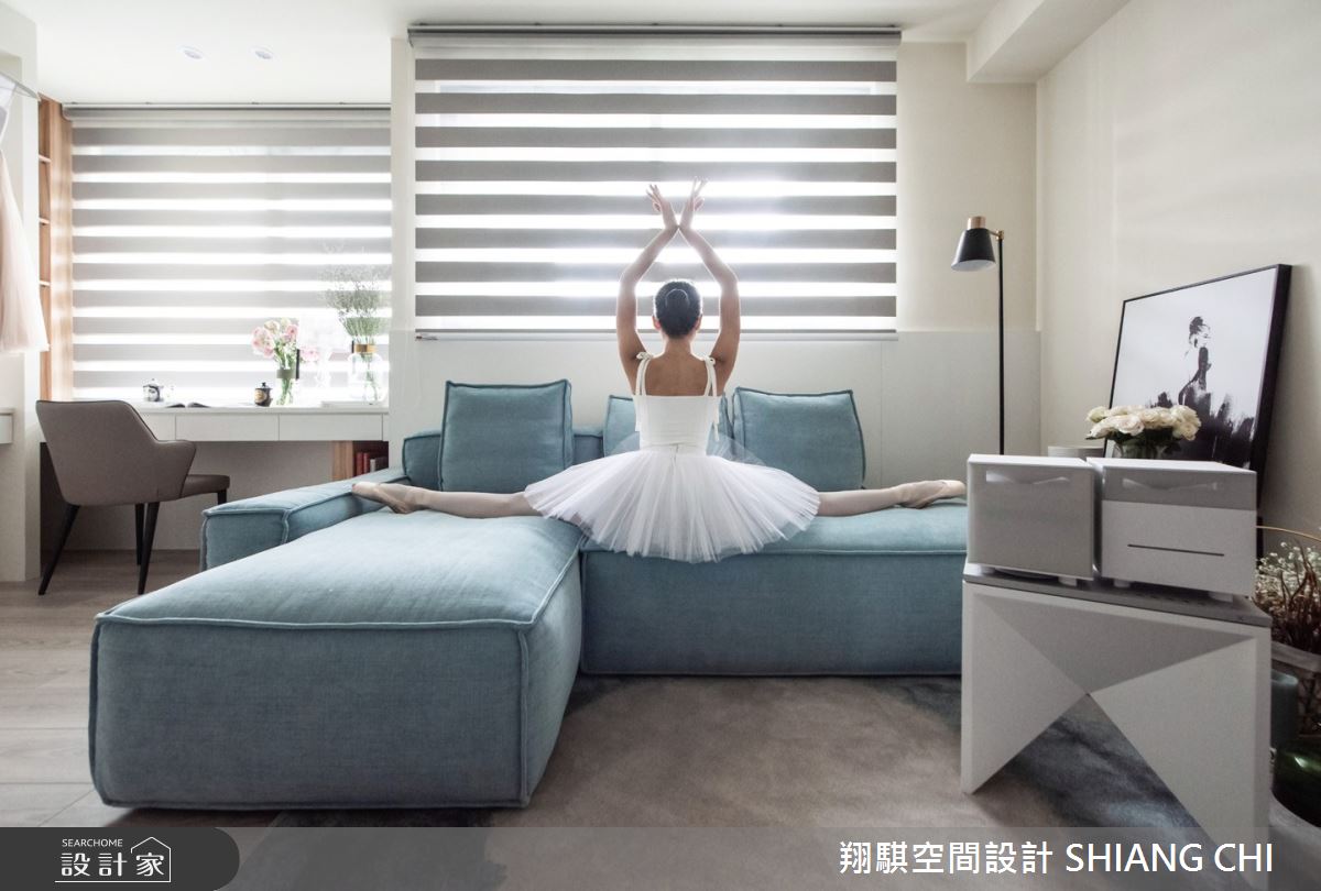 27坪新成屋(5年以下)＿北歐風客廳案例圖片＿翔騏空間設計＿翔騏_13之15