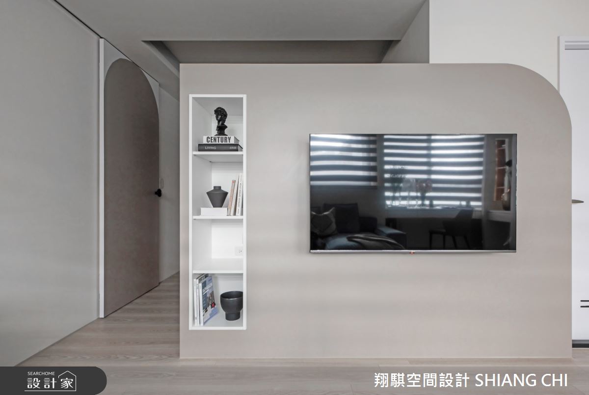 27坪新成屋(5年以下)＿北歐風客廳案例圖片＿翔騏空間設計＿翔騏_13之6