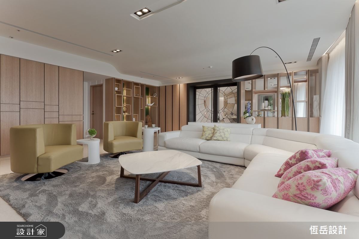 100坪新成屋(5年以下)＿混搭風案例圖片＿恆岳設計＿恆岳_流之2