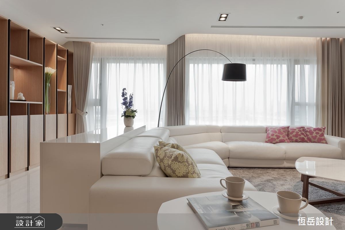 100坪新成屋(5年以下)＿混搭風案例圖片＿恆岳設計＿恆岳_流之4
