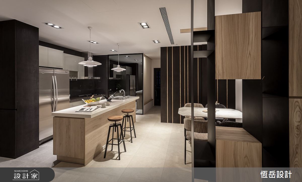 46坪老屋(41~50年)＿混搭風吧檯案例圖片＿恆岳設計＿恆岳_永續‧傳家之6