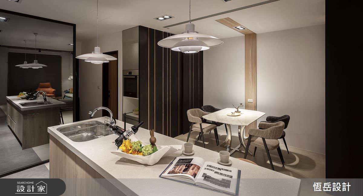 46坪老屋(41~50年)＿混搭風吧檯案例圖片＿恆岳設計＿恆岳_永續‧傳家之10