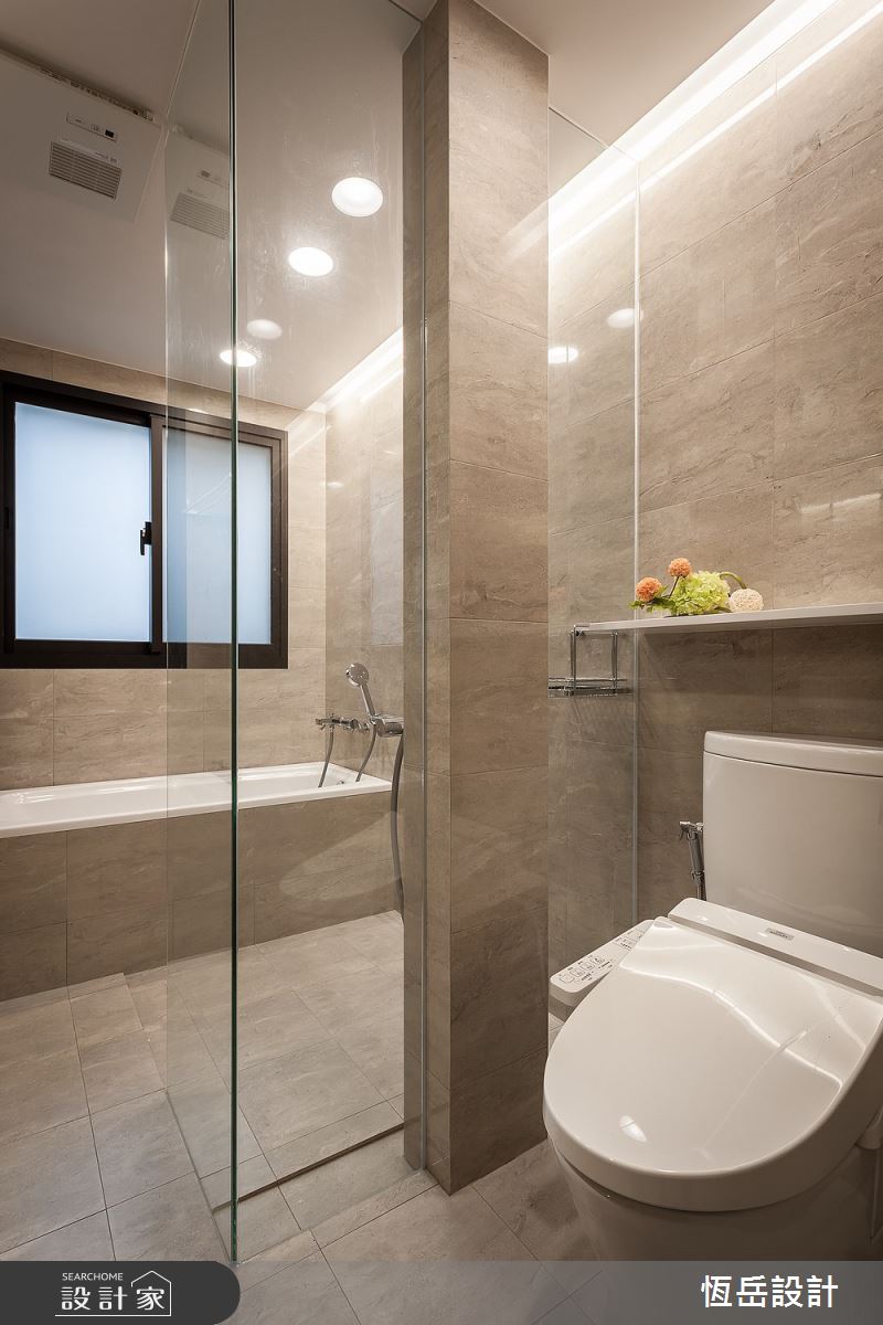 46坪老屋(41~50年)＿混搭風浴室案例圖片＿恆岳設計＿恆岳_永續‧傳家之15