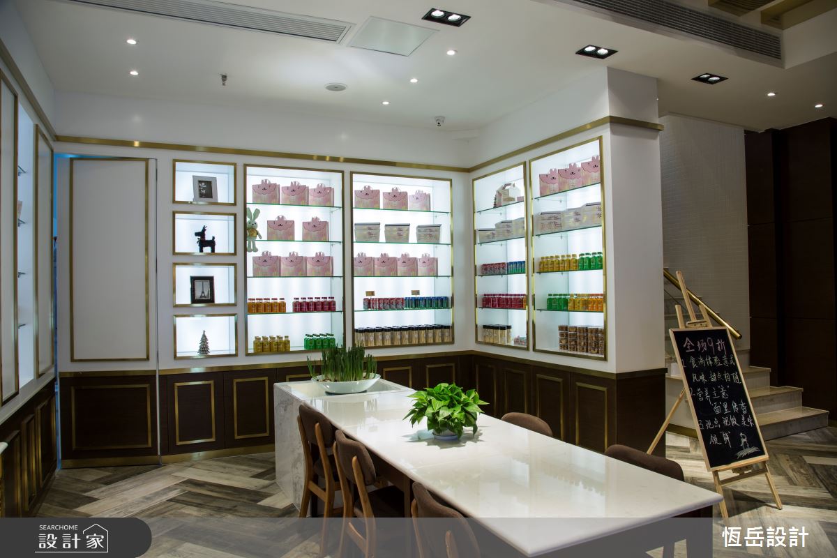 110坪新成屋(5年以下)＿奢華風商業空間案例圖片＿恆岳設計＿恆岳_幸福甜‧鎏金印象之5