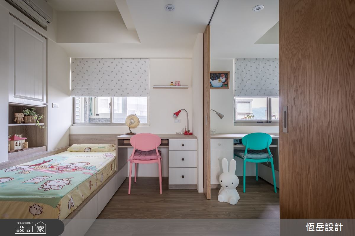 23坪老屋(16~30年)＿北歐風臥室案例圖片＿恆岳設計＿恆岳_北歐日式溫馨宅之9