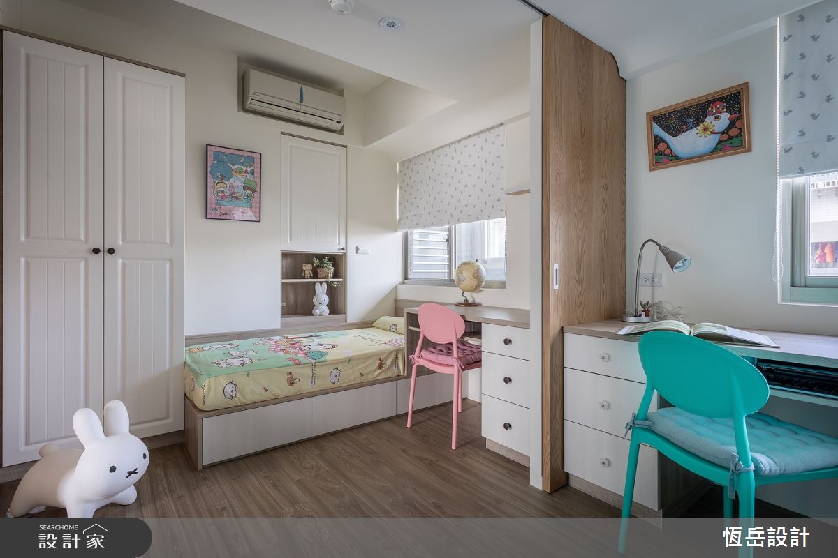 23坪老屋(16~30年)＿北歐風臥室案例圖片＿恆岳設計＿恆岳_北歐日式溫馨宅之11