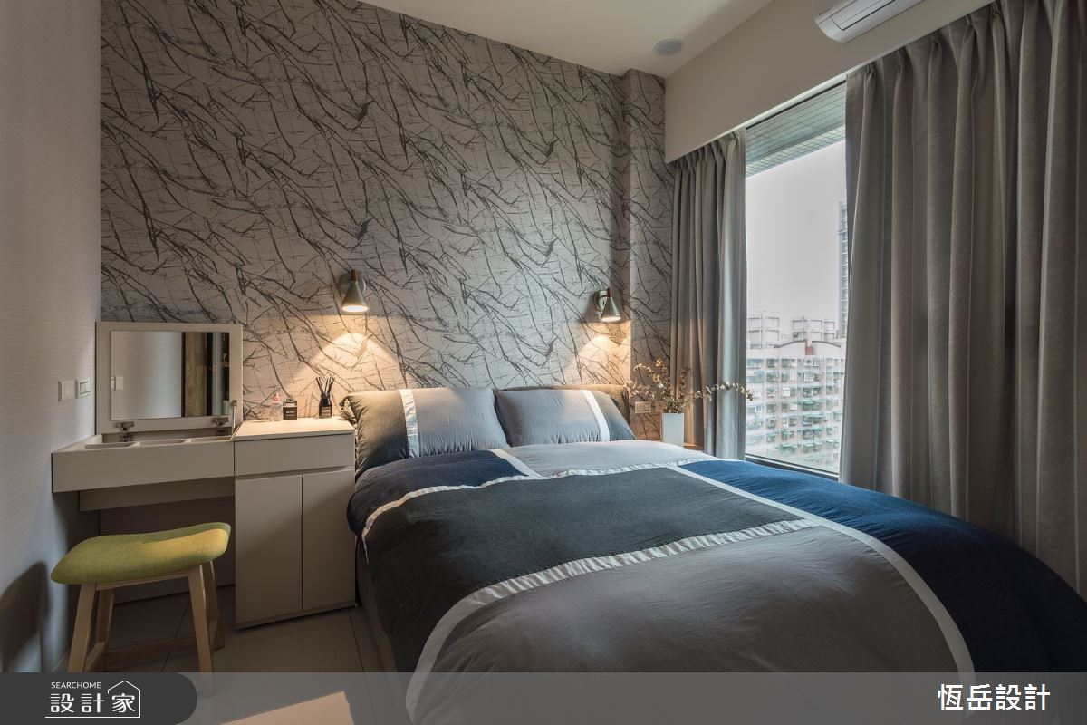 21坪新成屋(5年以下)＿鄉村風臥室案例圖片＿恆岳設計＿恆岳_鄉村簡約之9