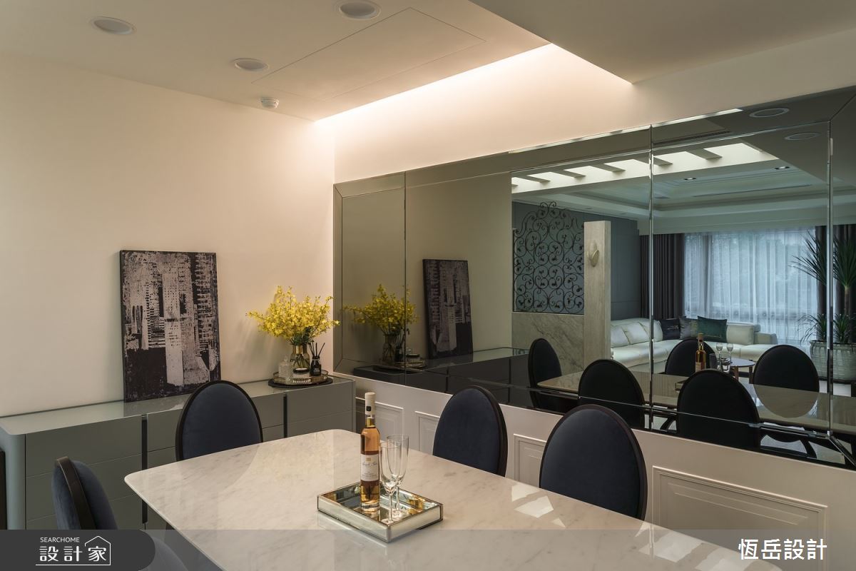 36坪老屋(16~30年)＿新古典餐廳案例圖片＿恆岳設計＿恆岳_新古典美學之7