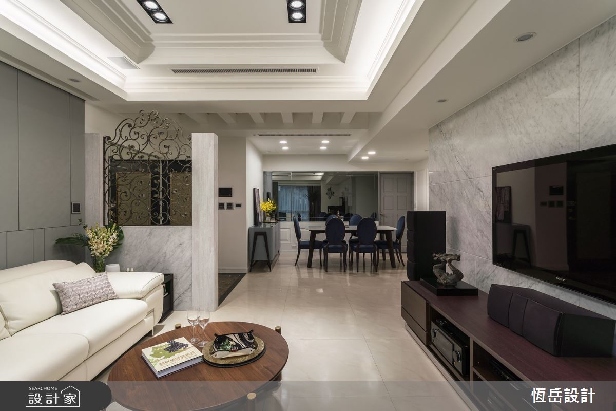 36坪老屋(16~30年)＿新古典餐廳案例圖片＿恆岳設計＿恆岳_新古典美學之1