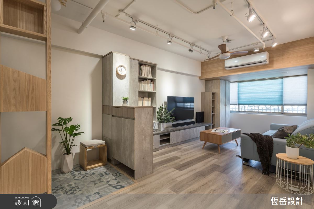 26坪老屋(16~30年)＿混搭風客廳案例圖片＿恆岳設計＿恆岳_老屋重生之3