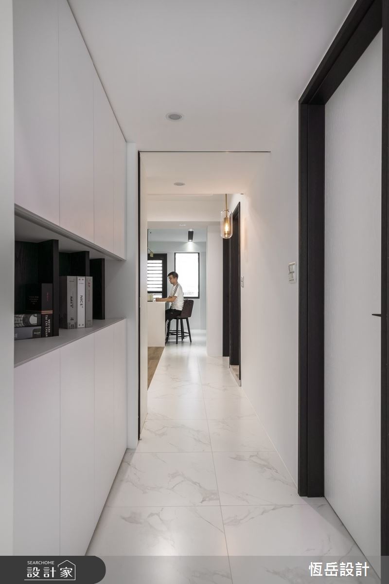36坪老屋(41~50年)＿簡約風走廊案例圖片＿恆岳設計＿恆岳_淨與靜的節奏之5