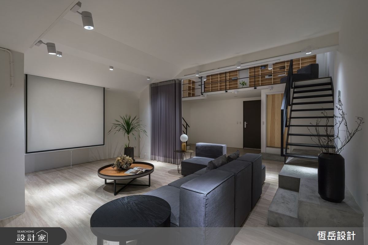 110坪老屋(16~30年)＿混搭風客廳案例圖片＿恆岳設計＿恆岳_離塵不離城之4