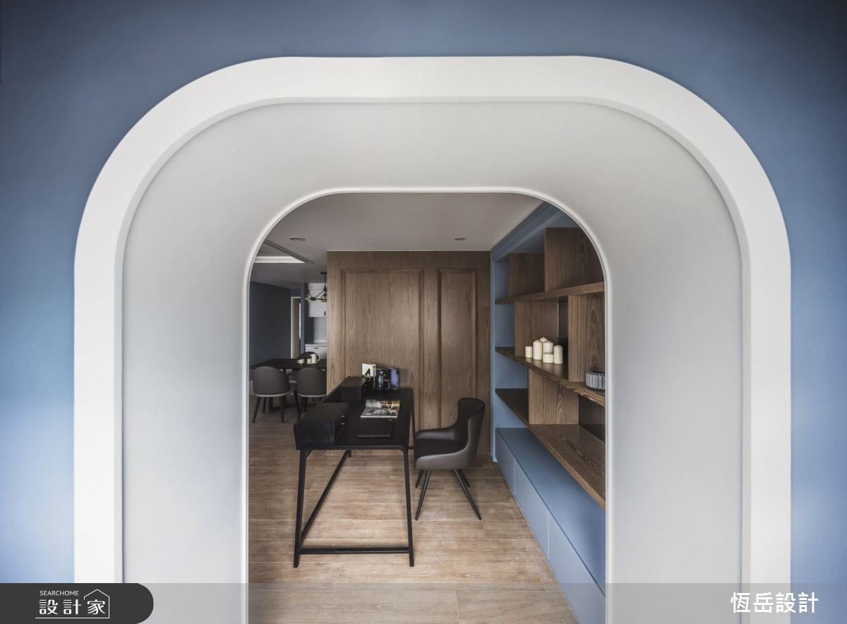 25坪老屋(31~40年)＿美式風書房案例圖片＿恆岳設計＿恆岳_蘭芯臻邸之19
