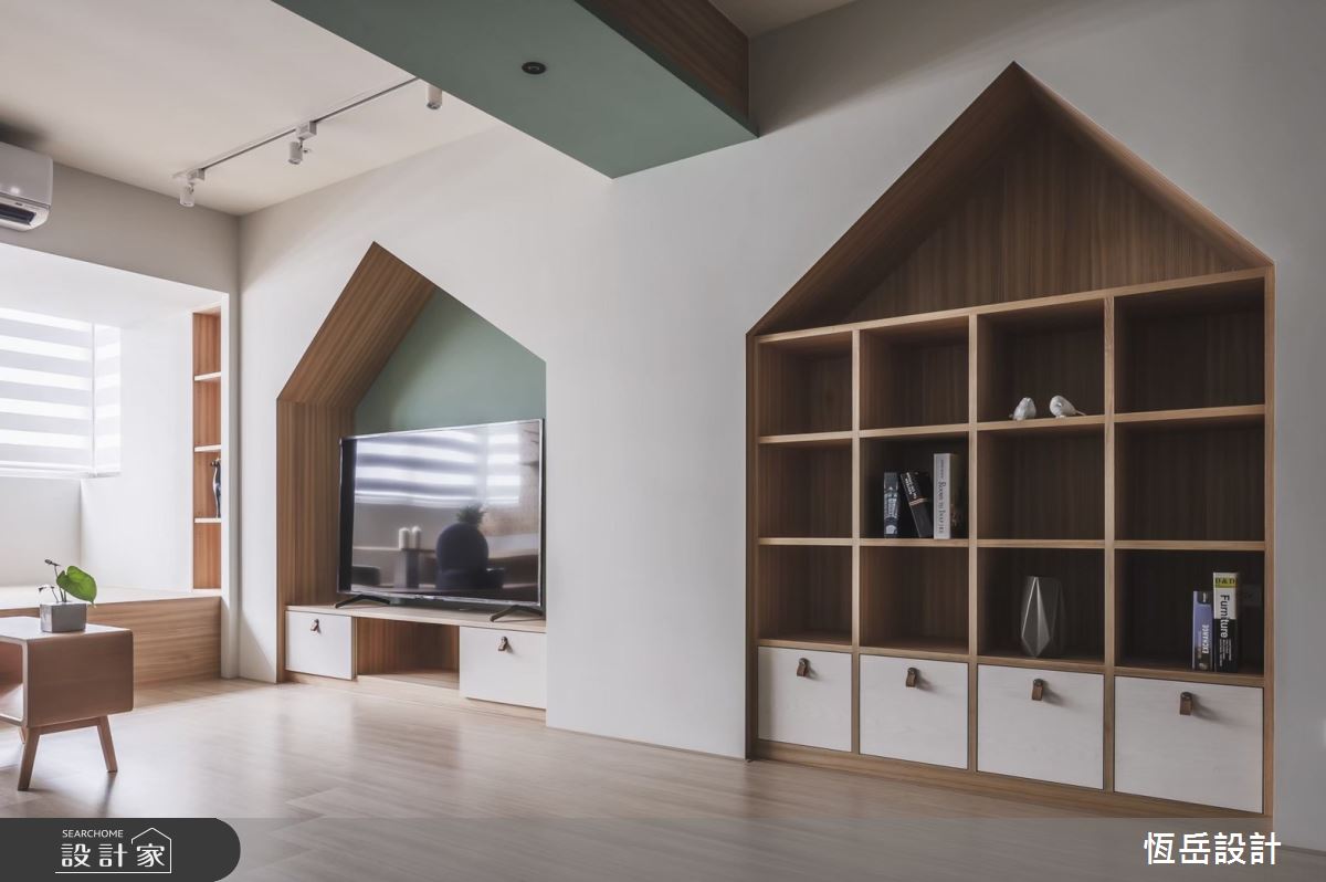 25坪老屋(16~30年)＿北歐風客廳案例圖片＿恆岳設計＿恆岳_童趣之1