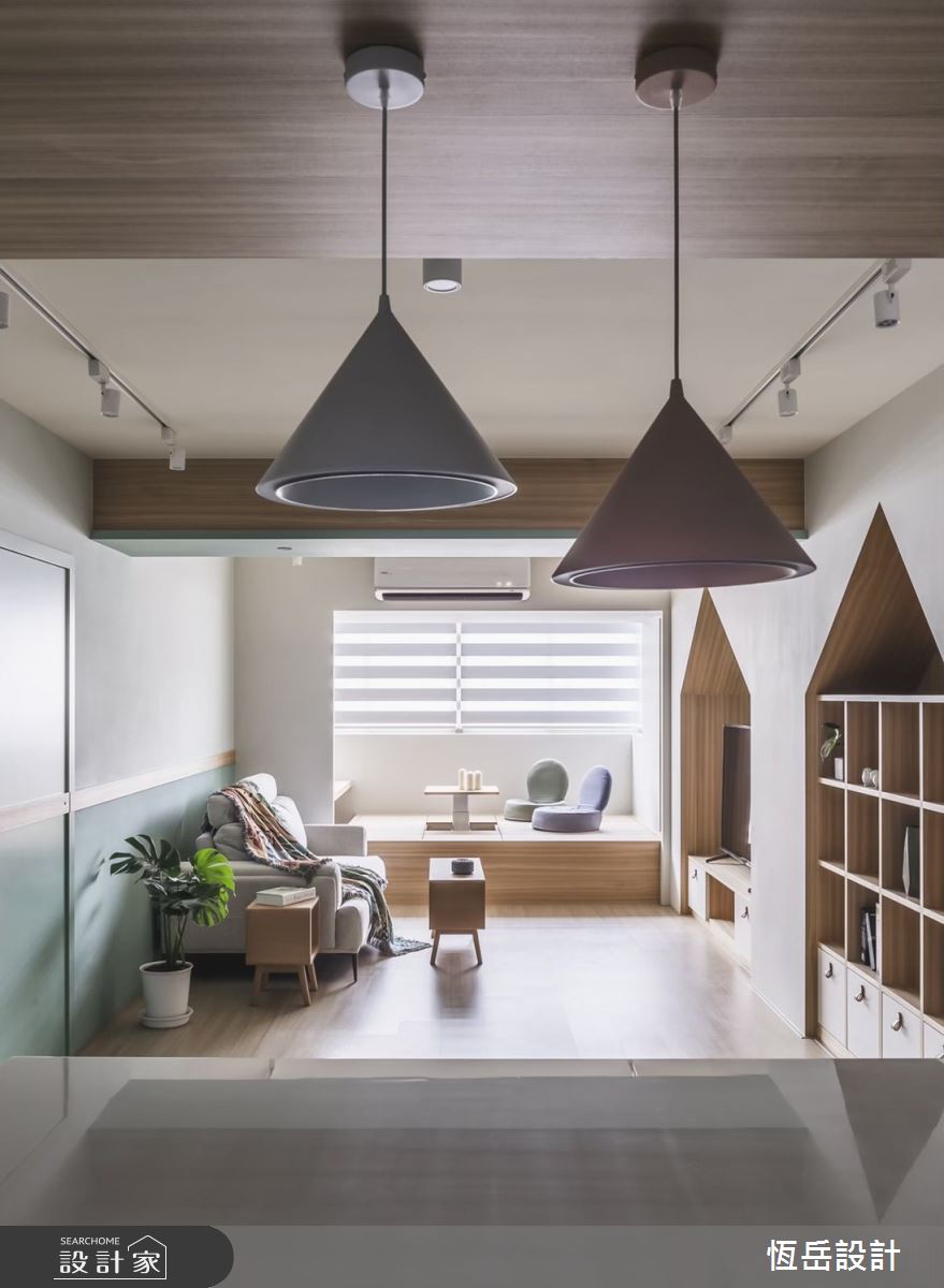 25坪老屋(16~30年)＿北歐風客廳和室臥榻案例圖片＿恆岳設計＿恆岳_童趣之4