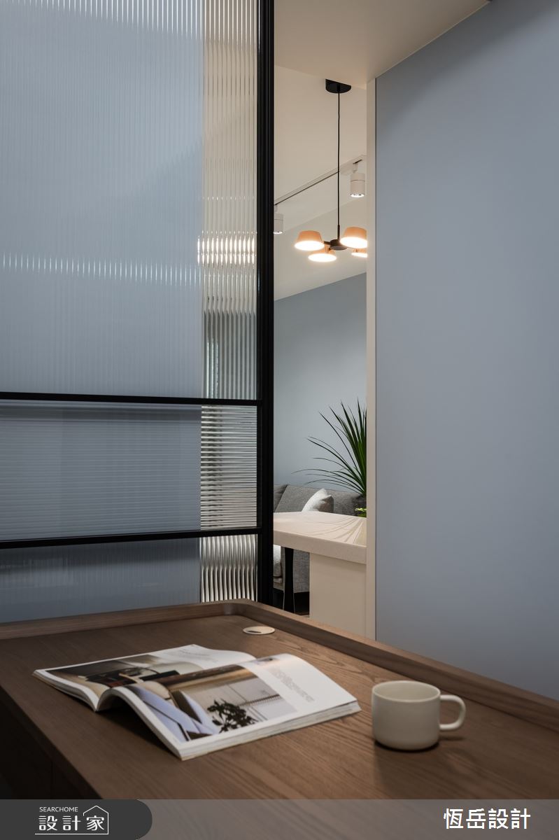 21坪新成屋(5年以下)＿混搭風書房案例圖片＿恆岳設計＿恆岳_謐藍之10