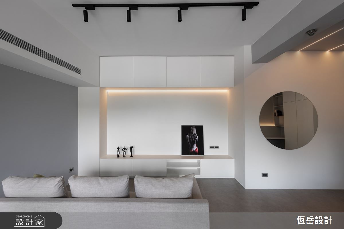 25坪老屋(31~40年)＿簡約風客廳案例圖片＿恆岳設計＿恆岳_伏藏之3