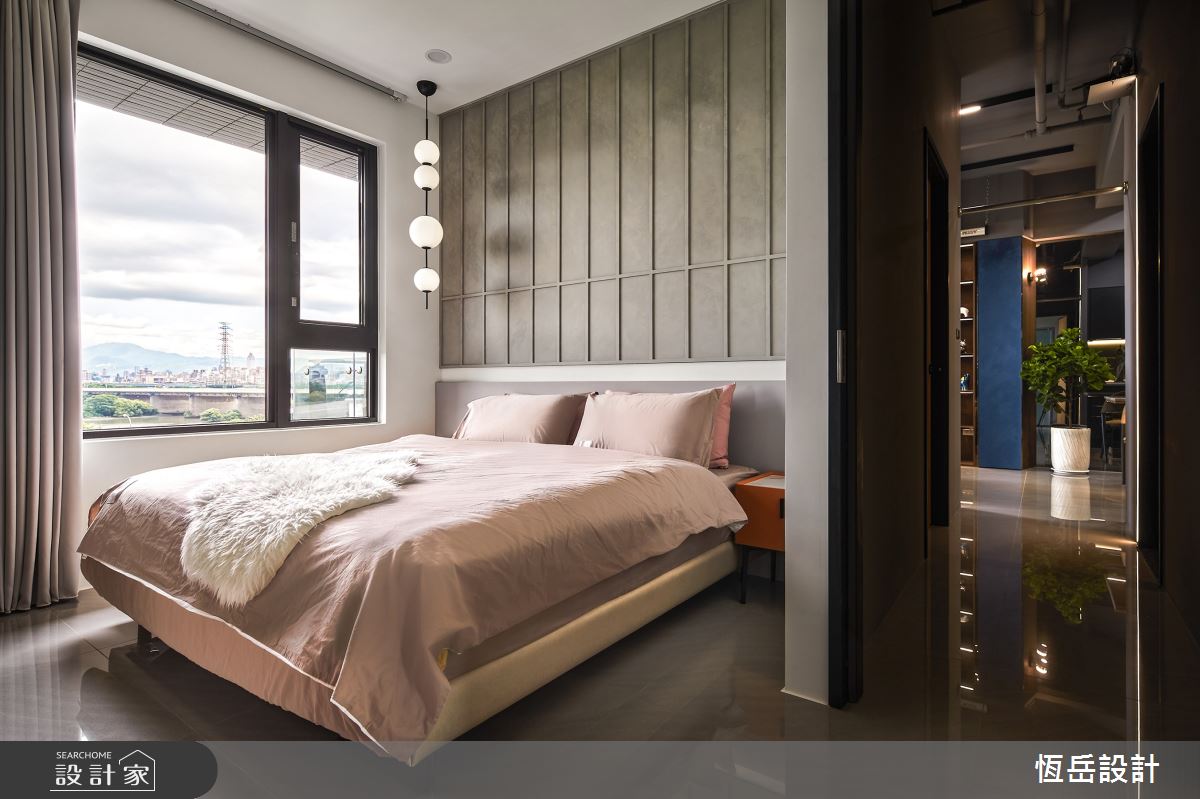 21坪新成屋(5年以下)＿混搭風臥室案例圖片＿恆岳設計＿恆岳_普魯士藍之10