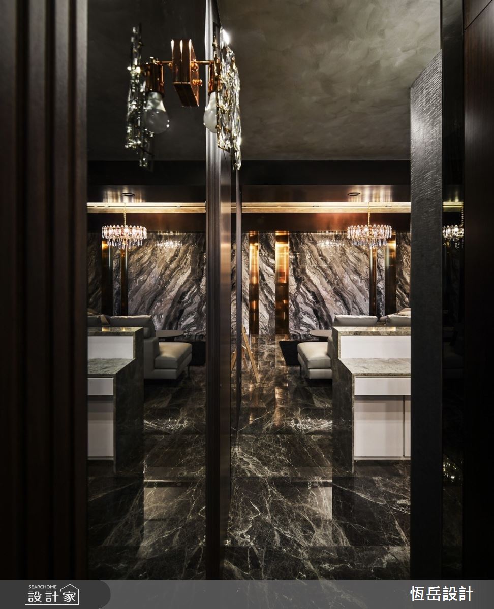 30坪新成屋(5年以下)＿奢華風客廳走廊案例圖片＿恆岳設計＿恆岳_GEST HOUSE之19