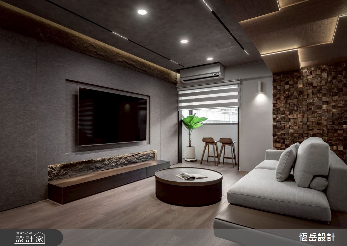 30坪＿日式低調奢華風客廳案例圖片＿恆岳設計＿恆岳_38之1