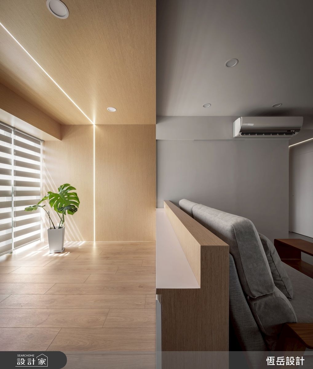 40坪＿北歐風客廳臥榻家庭健身房多功能室案例圖片＿恆岳設計＿恆岳_39之3