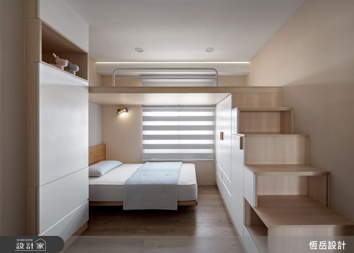 40坪＿北歐風臥室樓梯案例圖片＿恆岳設計＿恆岳_39之15