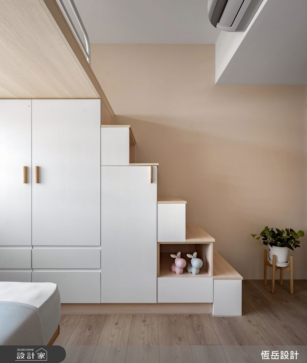 40坪＿北歐風臥室樓梯案例圖片＿恆岳設計＿恆岳_39之16
