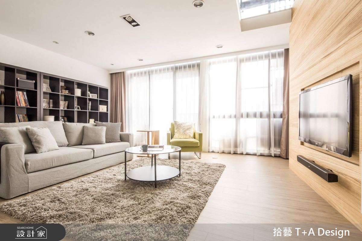 15坪毛胚屋＿北歐風客廳案例圖片＿拾藝設計＿拾藝_01竹北_15坪北歐風之1