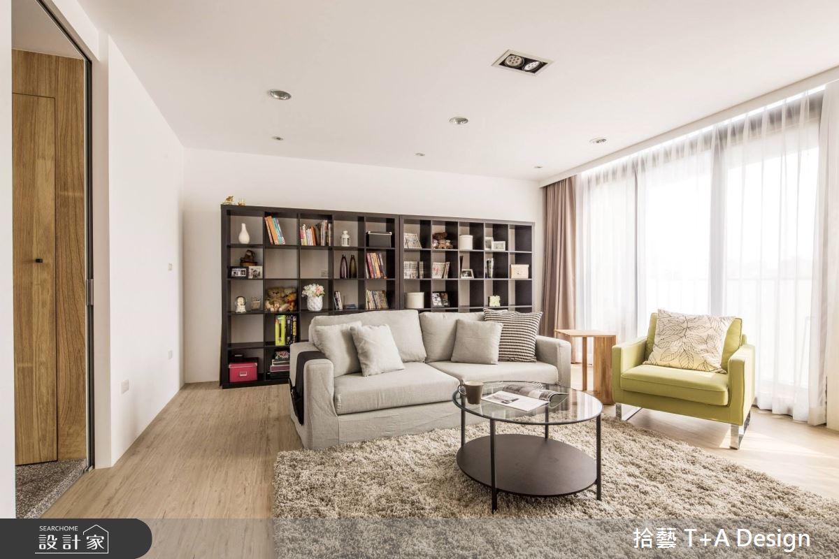 15坪毛胚屋＿北歐風客廳案例圖片＿拾藝設計＿拾藝_01竹北_15坪北歐風之2