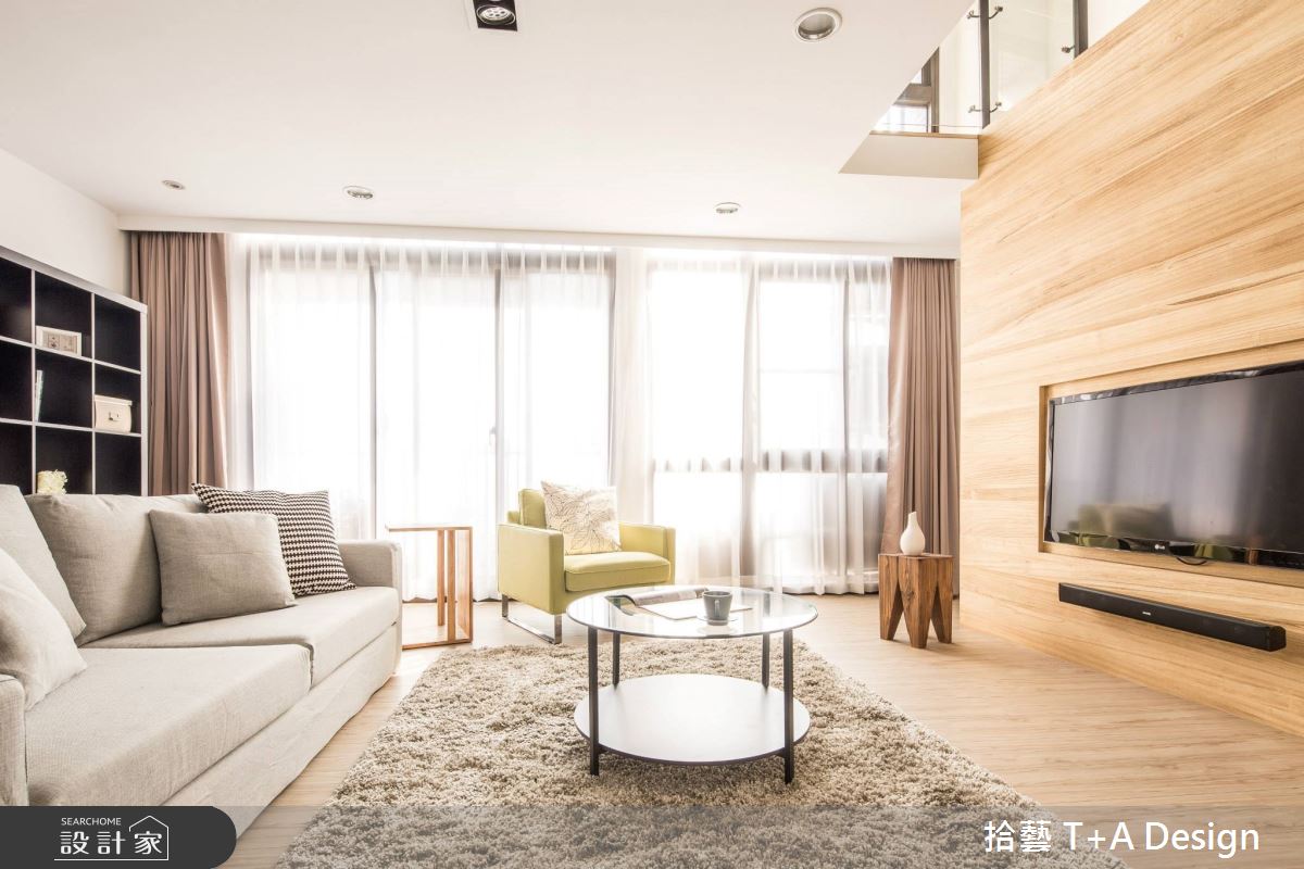 15坪毛胚屋＿北歐風客廳案例圖片＿拾藝設計＿拾藝_01竹北_15坪北歐風之4