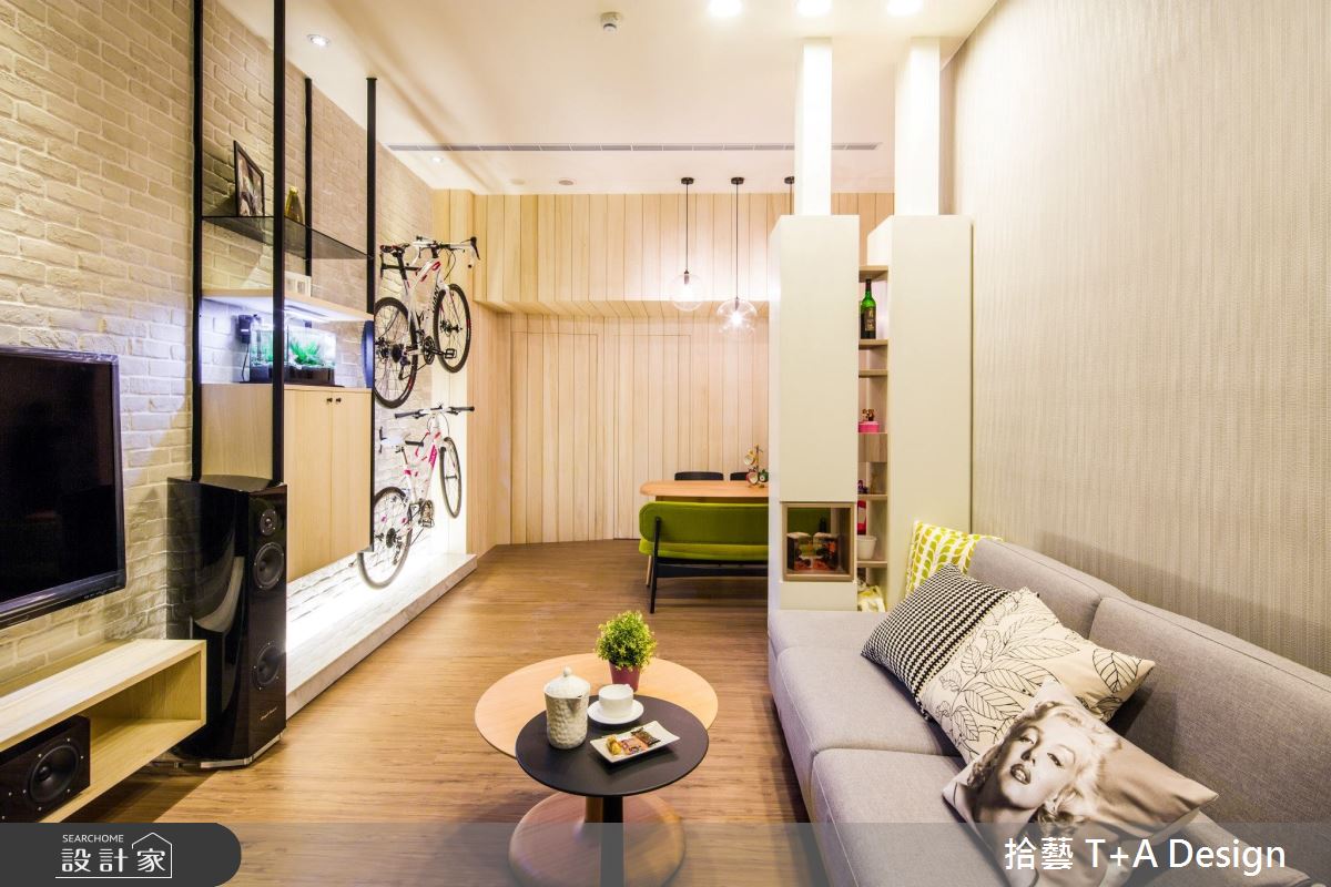 28坪新成屋(5年以下)＿北歐風客廳餐廳案例圖片＿拾藝設計＿拾藝_02竹北_28坪北歐風之4